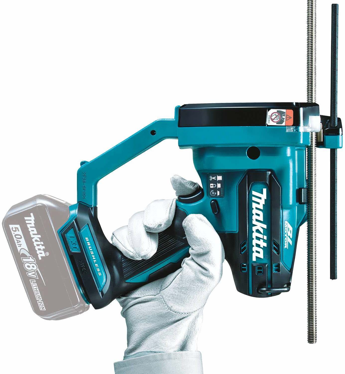 Makita XCS03Z 18V LXT Lithium-Ion Brushless Cordless Threaded Rod Cutter, Tool Only