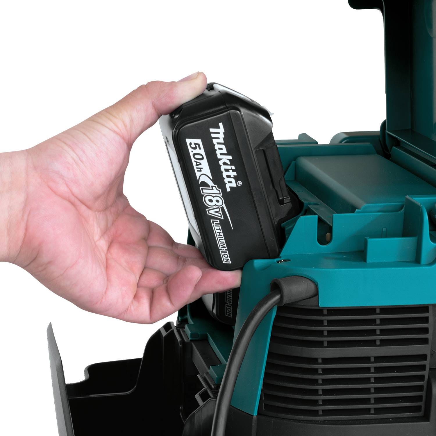 Makita XCV04PT 36V (18V X2) LXT/Corded 2.1 Gallon HEPA Filter Dry Dust Extractor/Vacuum Kit (5.0Ah)