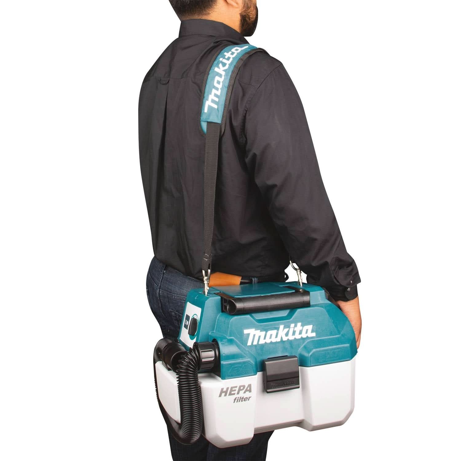 Makita XCV11Z 18V LXT Brushless 2-Gallon HEPA Wet / Dry Dust Extractor Vacuum, Tool Only (PROMO)