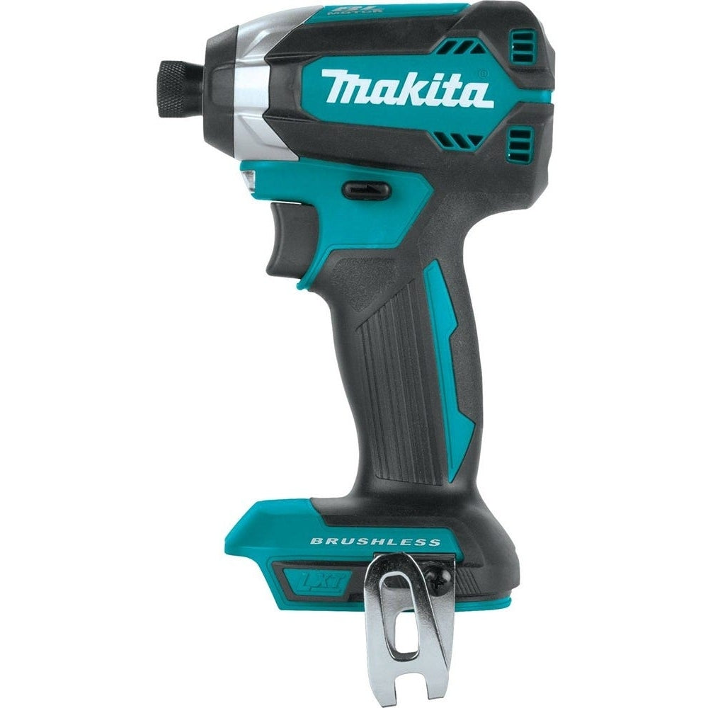 Makita 18V Brushless Cordless Impact Driver with ImpactX 50-Piece Driver Bit Set (Bare Tool)