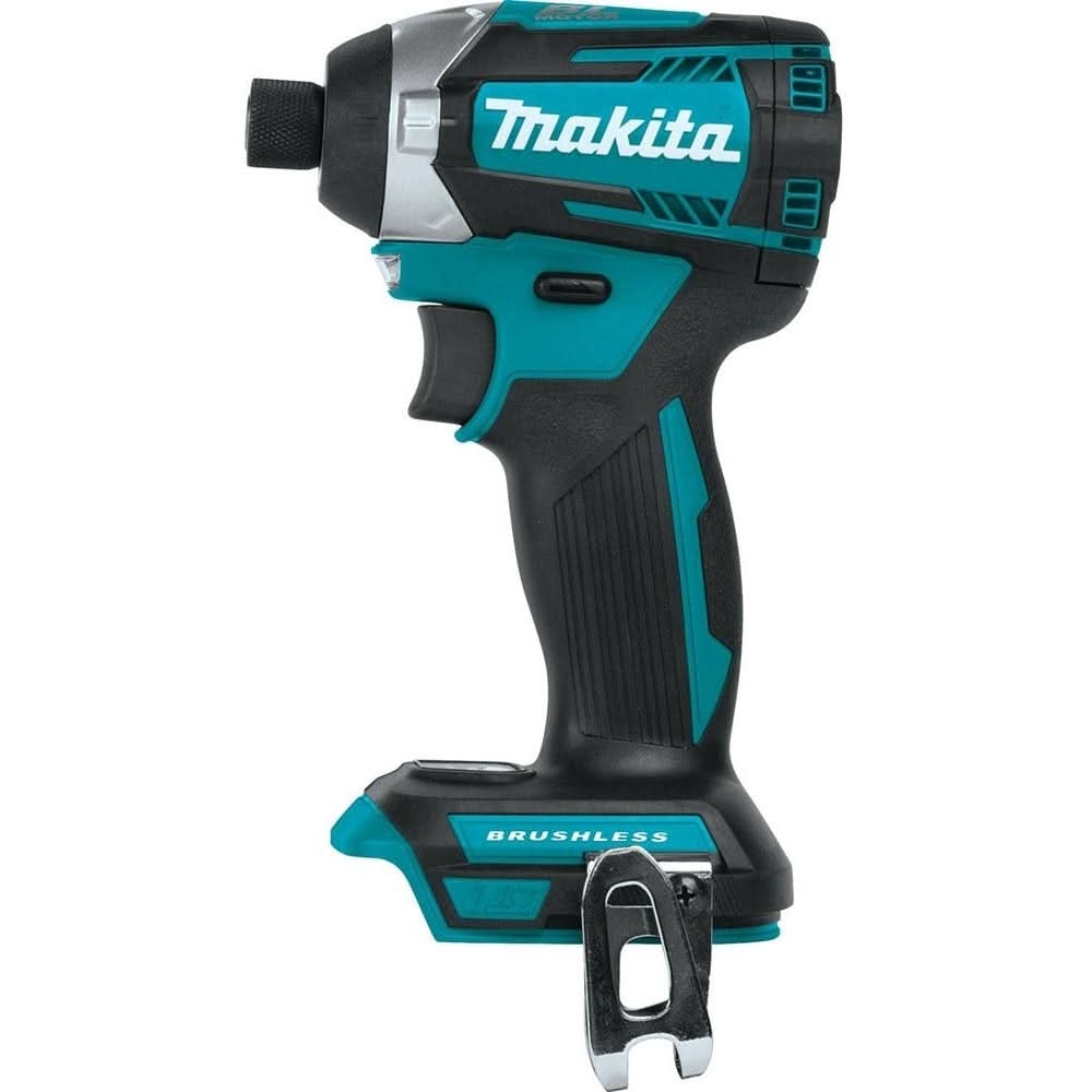 Makita 18V Brushless Cordless Quick-Shift Mode 3-Speed Impact Driver with 66-Piece Contractor Bit Set in Systainer (Bare Tool)