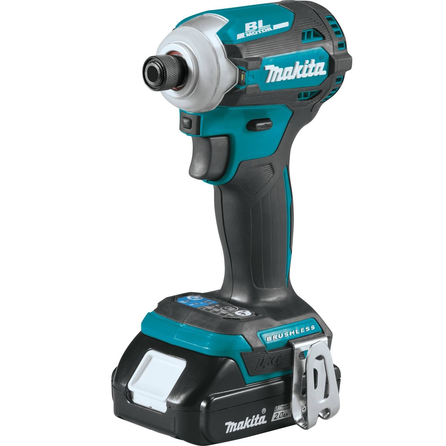 Makita XDT16R 18V LXT Compact Brushless Cordless Quick-Shift Mode 4-Speed Impact Driver 2.0Ah Kit