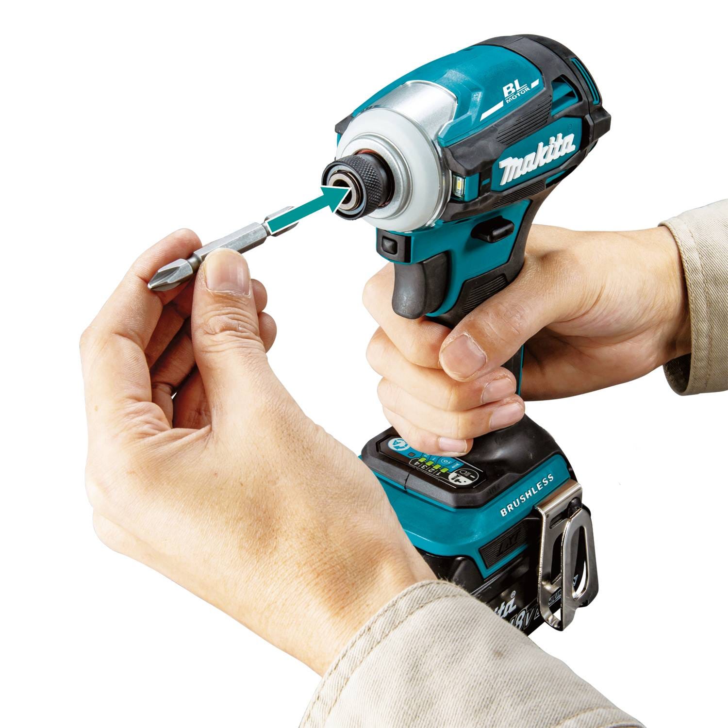 Makita XDT19T 18V LXT Lithium-Ion Brushless Cordless Quick-Shift Mode 4-Speed Impact Driver Kit (5.0Ah)