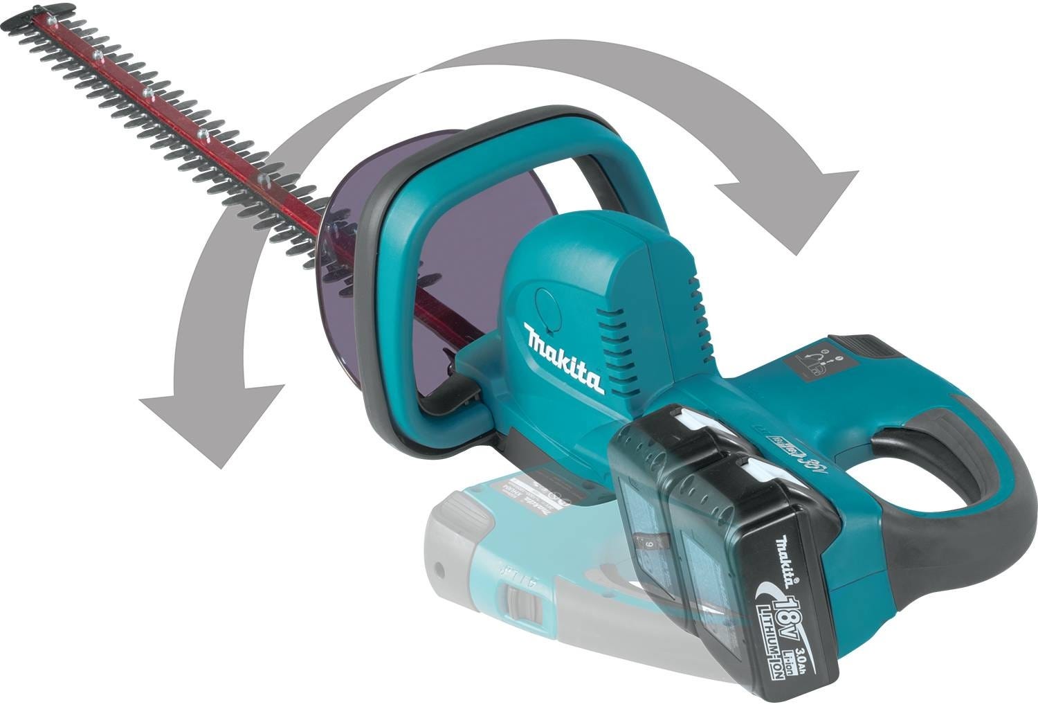 Makita XHU04Z 36V (18V X2) LXT 25-1/2" Hedge Trimmer, Tool Only