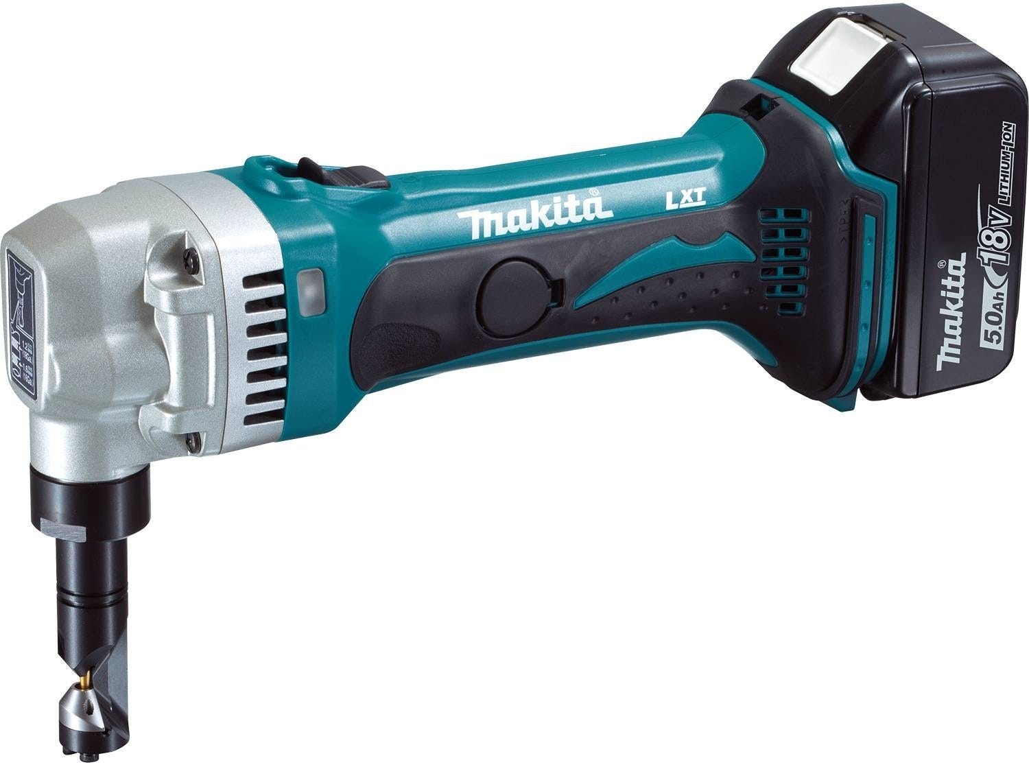 Makita XNJ01T 18V LXT Lithium-Ion Cordless 16 Gauge Nibbler Kit (5.0Ah)