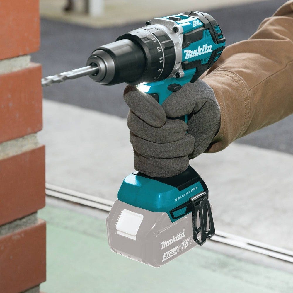 Makita XPH12Z 18V LXT Lithium-Ion Compact Brushless Cordless 1/2" Hammer Driver-Drill, Tool Only