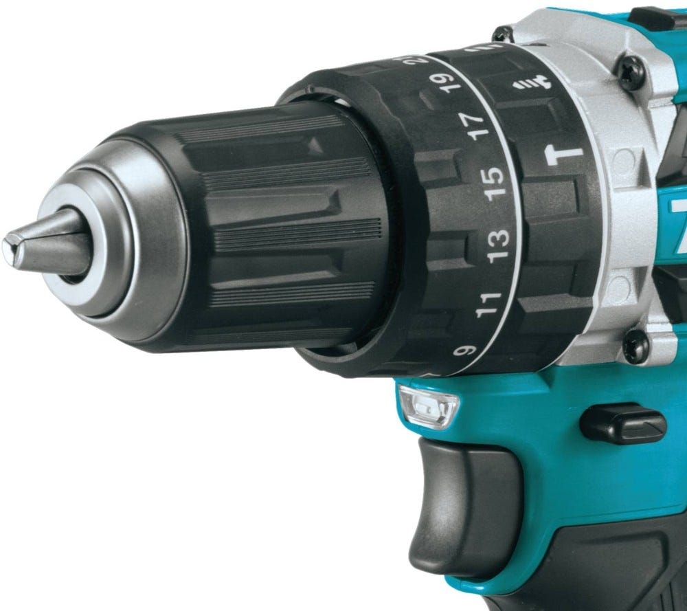 Makita XPH12Z 18V LXT Lithium-Ion Compact Brushless Cordless 1/2" Hammer Driver-Drill, Tool Only