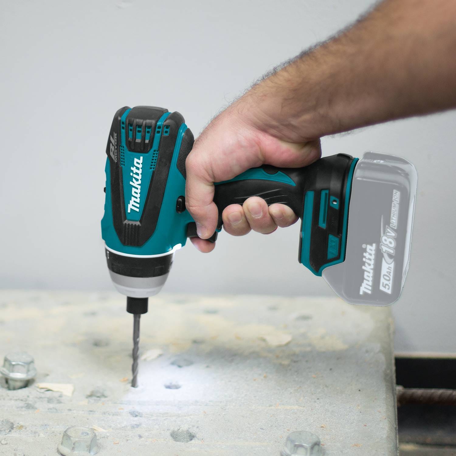 Makita XPT02Z 18V LXT Lithium-Ion Brushless Cordless Hybrid 4-Function Impact-Hammer-Driver-Drill, Tool Only