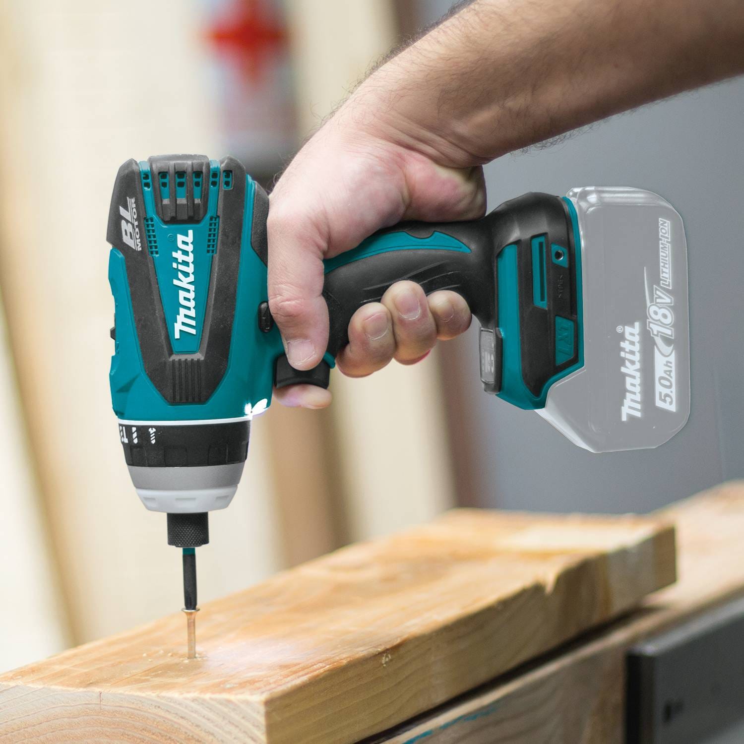 Makita XPT02Z 18V LXT Lithium-Ion Brushless Cordless Hybrid 4-Function Impact-Hammer-Driver-Drill, Tool Only