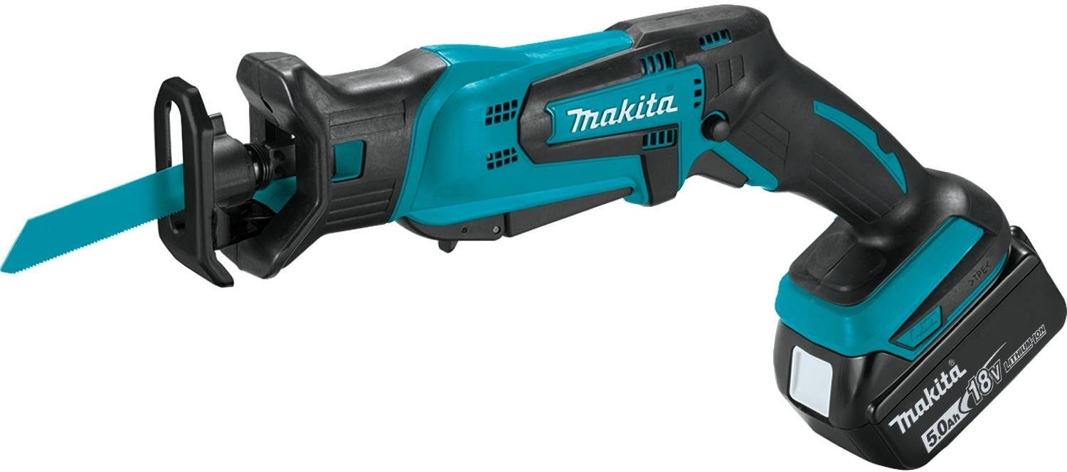 Makita XRJ01T 18V LXT Lithium-Ion Cordless Compact Recipro Saw Kit (5.0Ah)