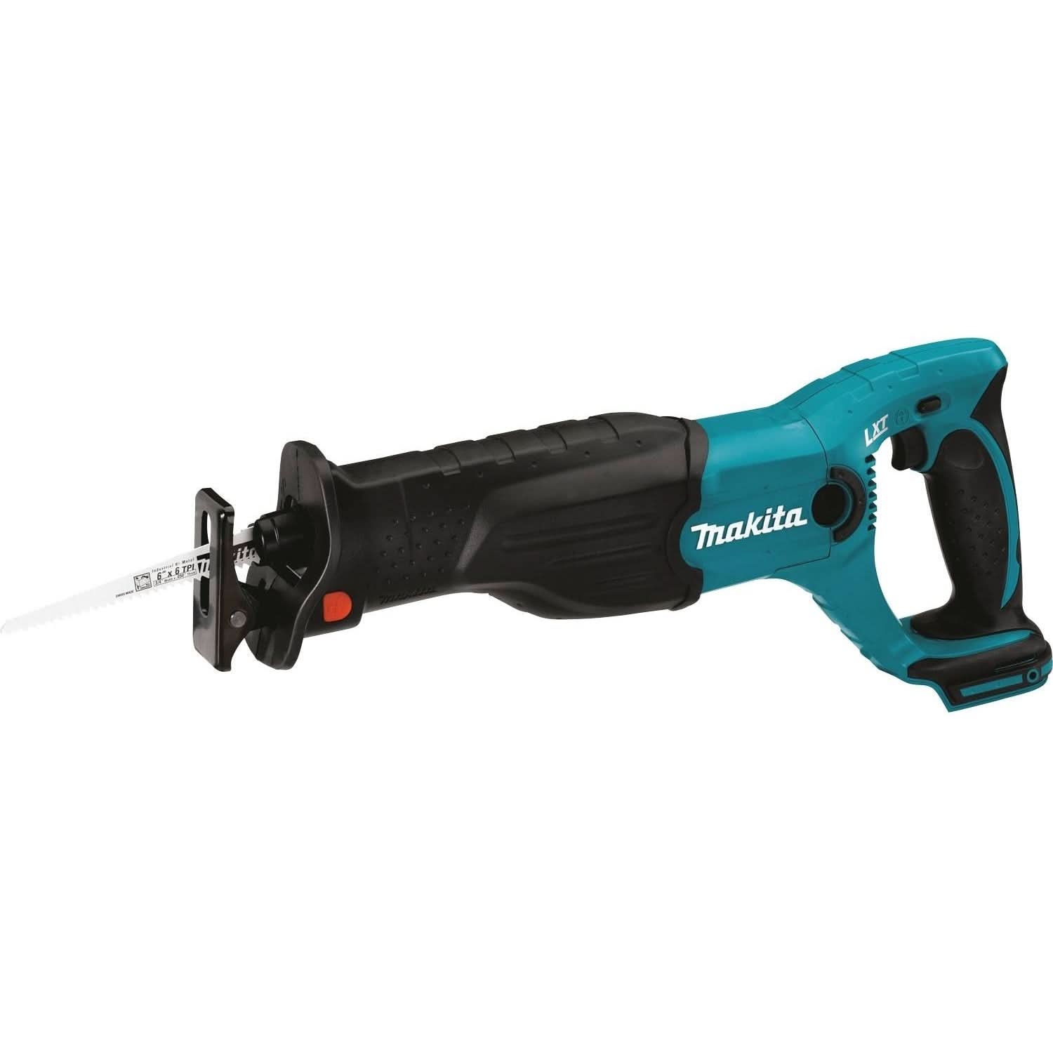 Makita XRJ04Z 18V LXT  Cordless Reciprocating Saw, Tool Only with Assorted Blade Sets