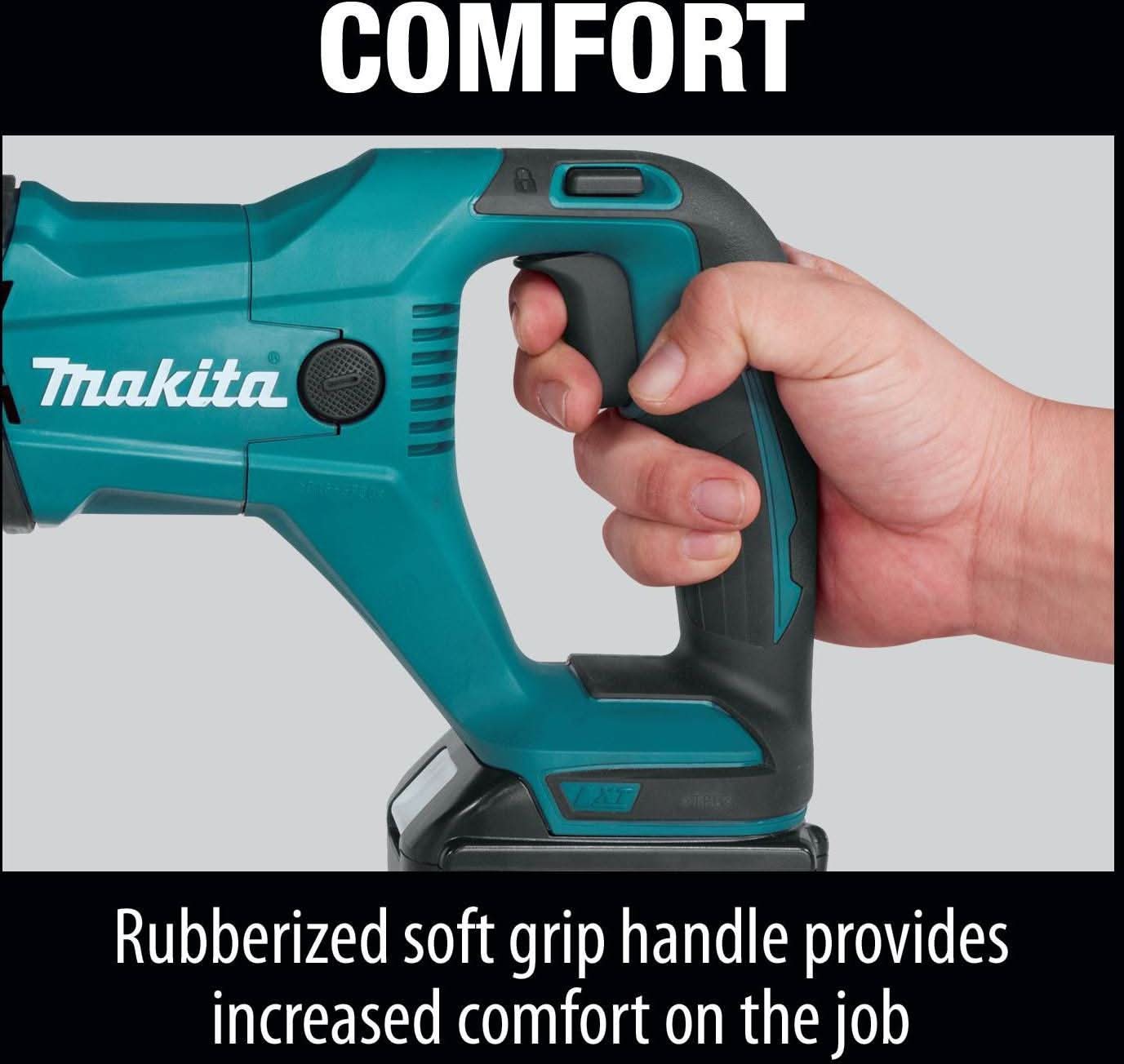 Makita XRJ04T 18V LXT Lithium-Ion Cordless Recipro Saw Kit (5.0Ah)