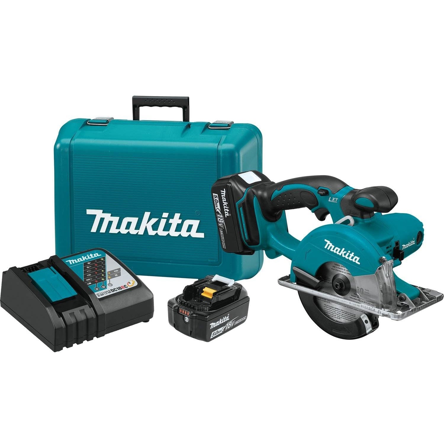 Makita XSC01T 18V LXT Lithium-Ion Cordless 5-3/8" Metal Cutting Saw Kit (5.0Ah)