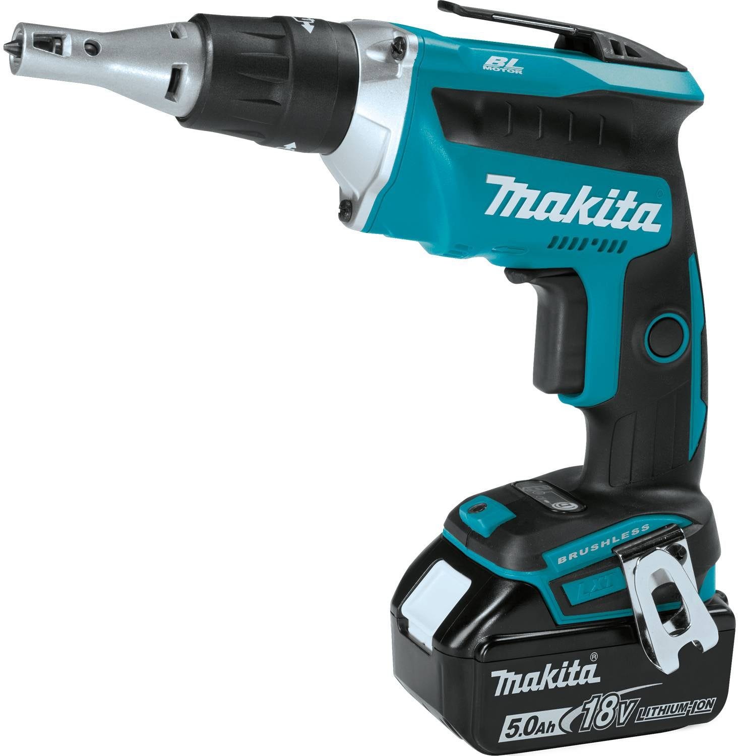 Makita XSF03T 18V LXT Lithium-Ion Brushless Cordless 4,000 RPM Drywall Screwdriver Kit (5.0Ah)