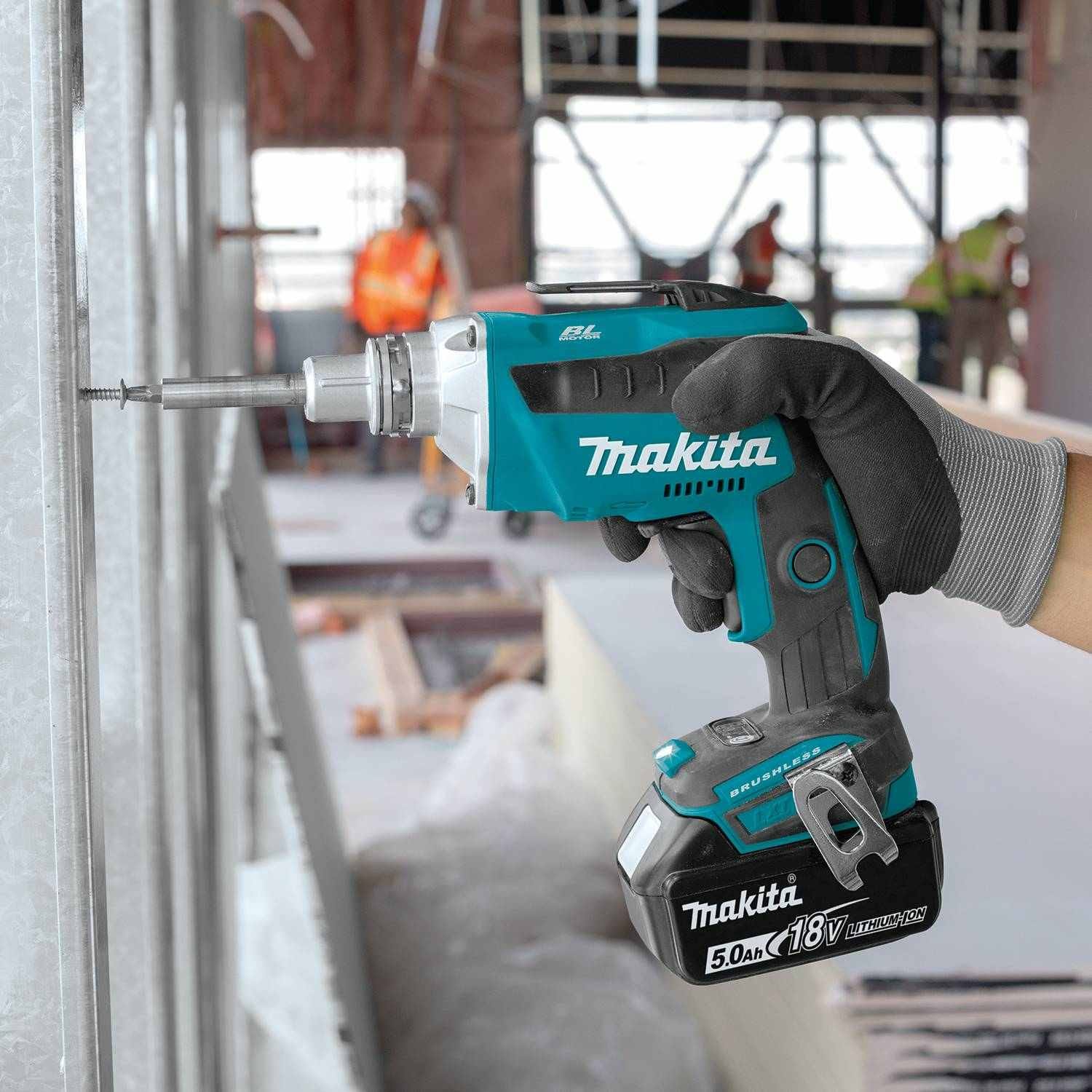 Makita XSF03T 18V LXT Lithium-Ion Brushless Cordless 4,000 RPM Drywall Screwdriver Kit (5.0Ah)