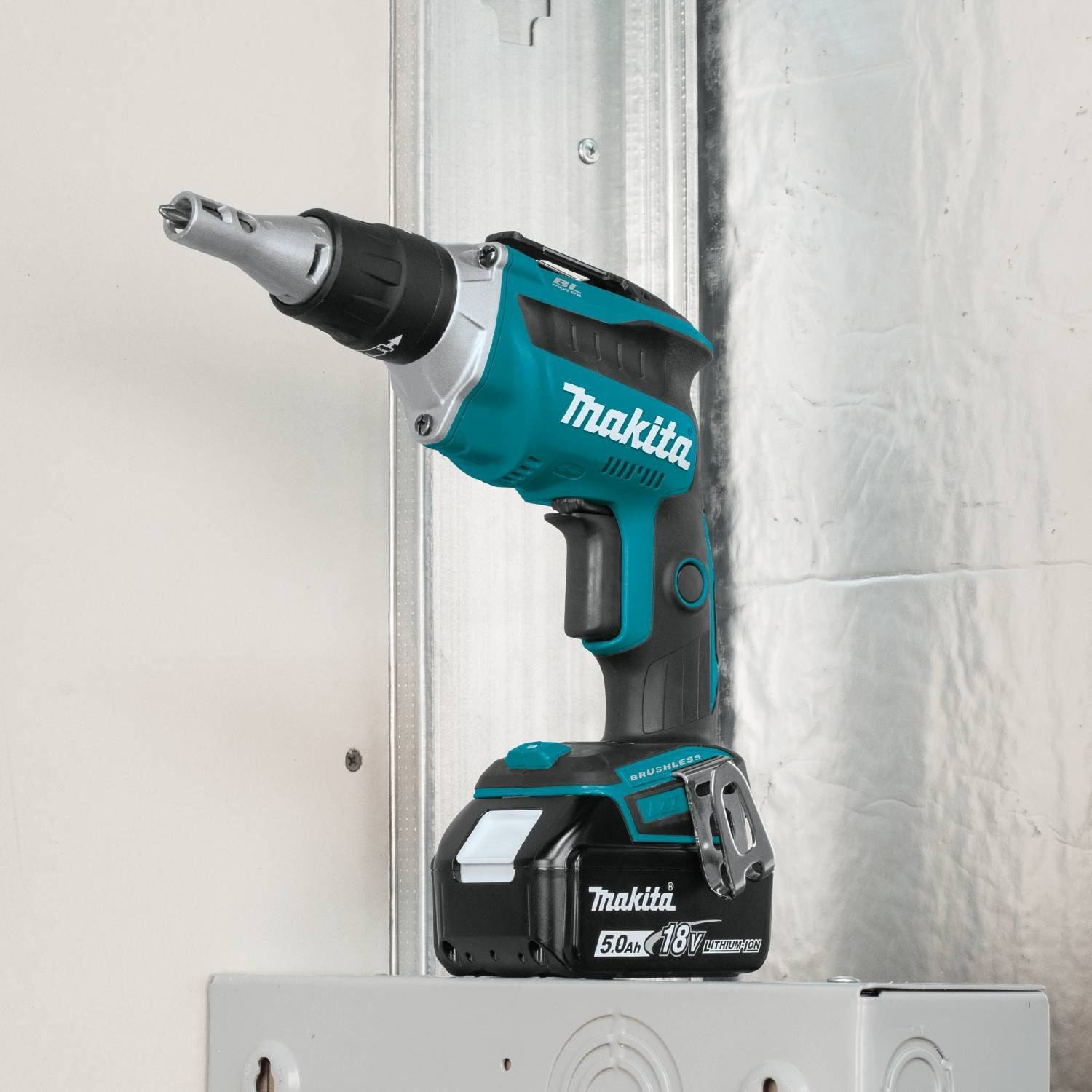 Makita XSF03T 18V LXT Lithium-Ion Brushless Cordless 4,000 RPM Drywall Screwdriver Kit (5.0Ah)