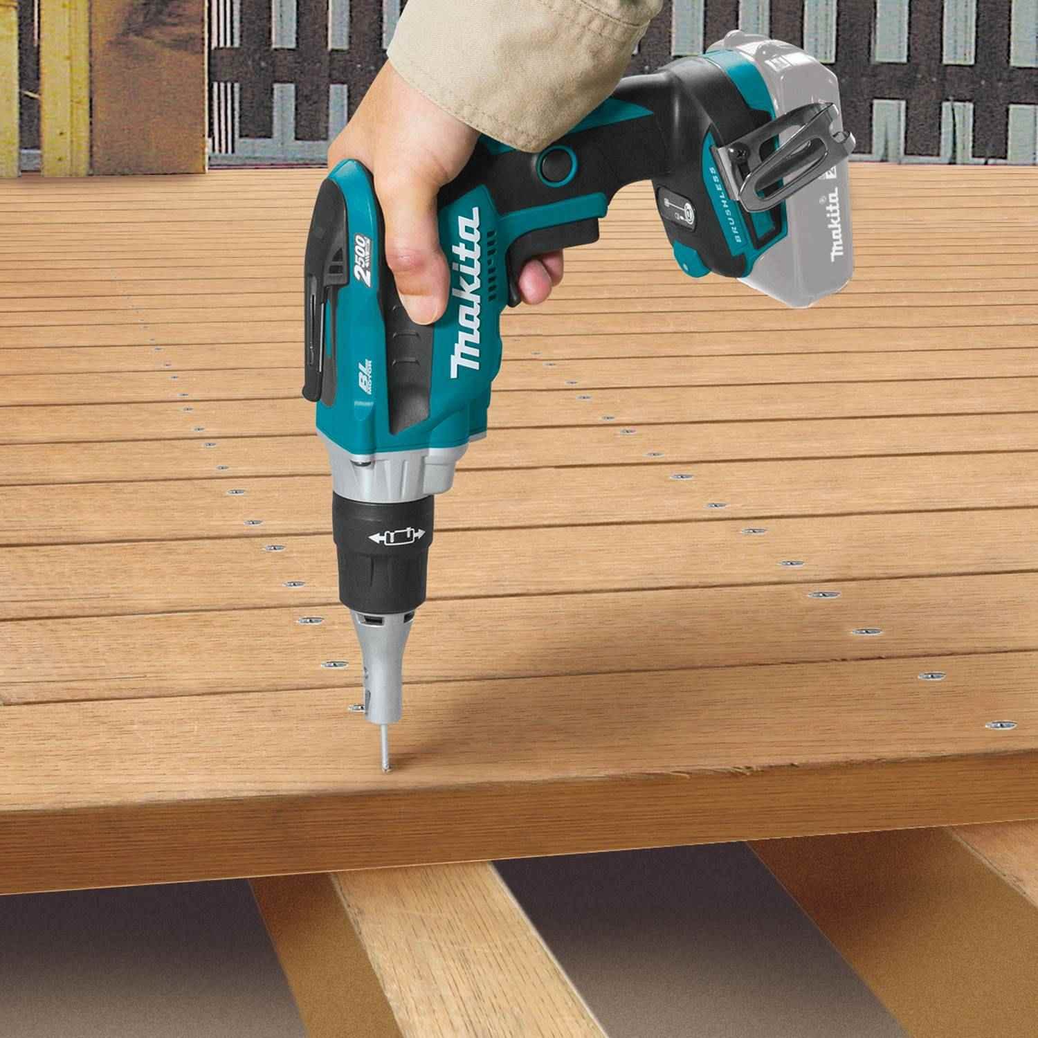 Makita XSF04Z 18V LXT Lithium-Ion Brushless Cordless 2,500 RPM Drywall Screwdriver, Tool Only