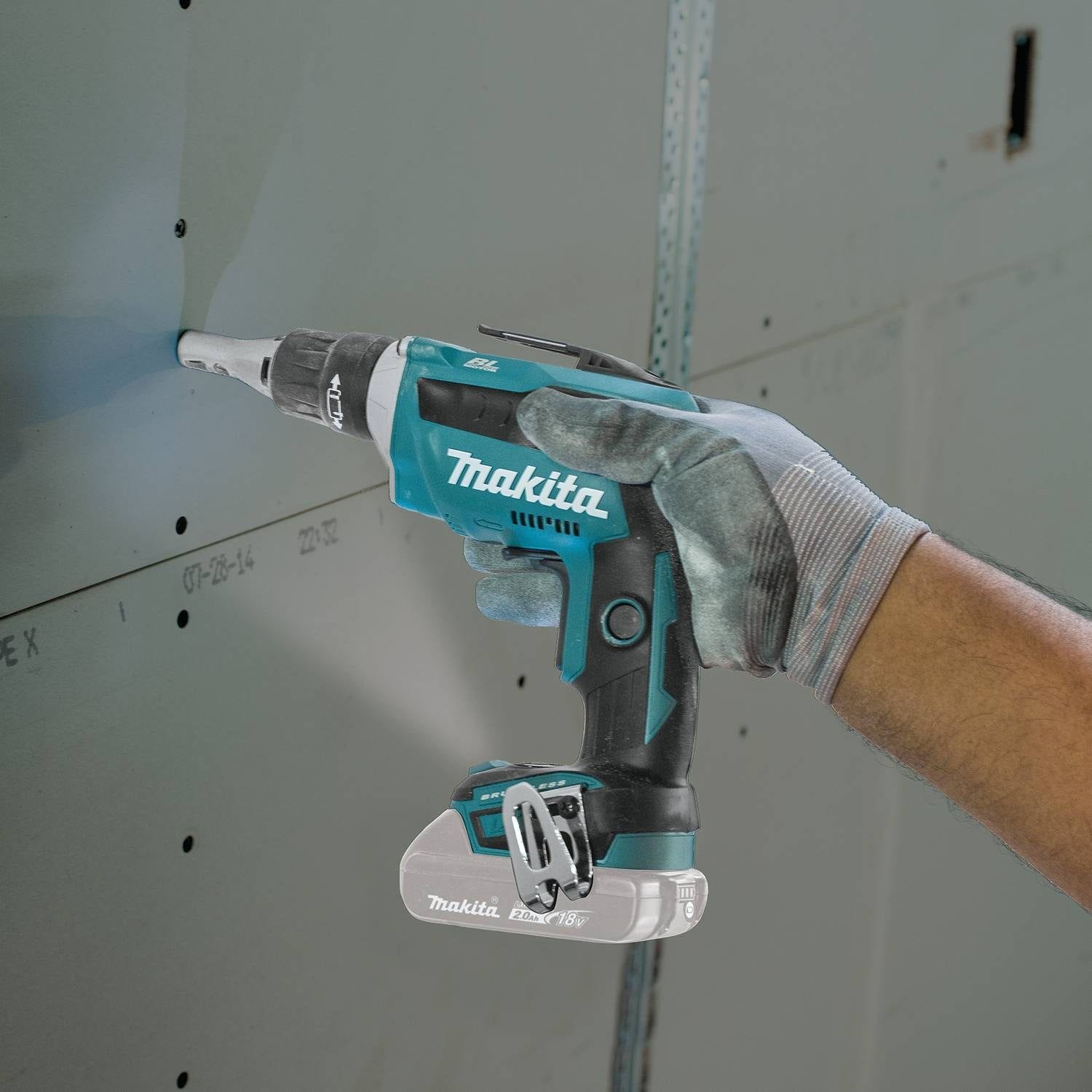 Makita XSF04Z 18V LXT Lithium-Ion Brushless Cordless 2,500 RPM Drywall Screwdriver, Tool Only