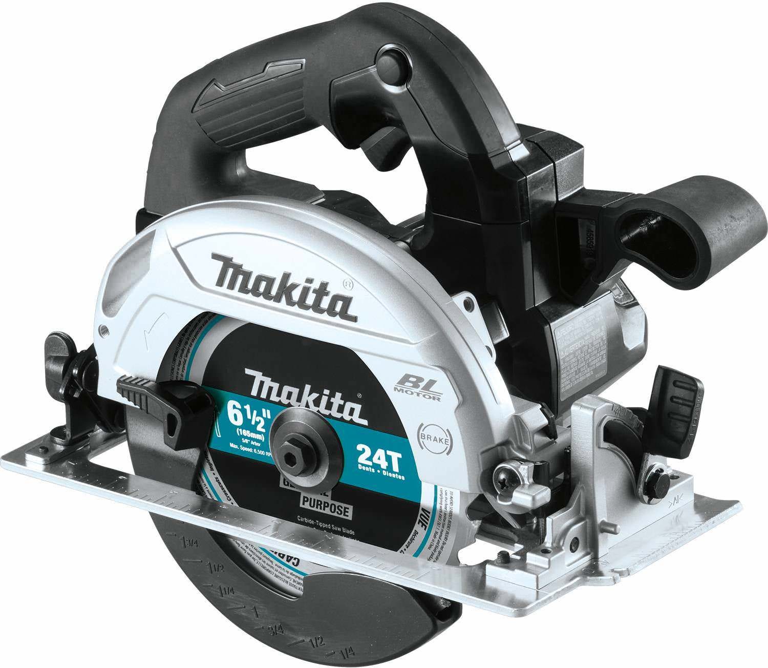 Makita XSH04RB 18V LXT Lithium-Ion Sub-Compact Brushless Cordless 6-1/2" Circular Saw Kit (2.0Ah)