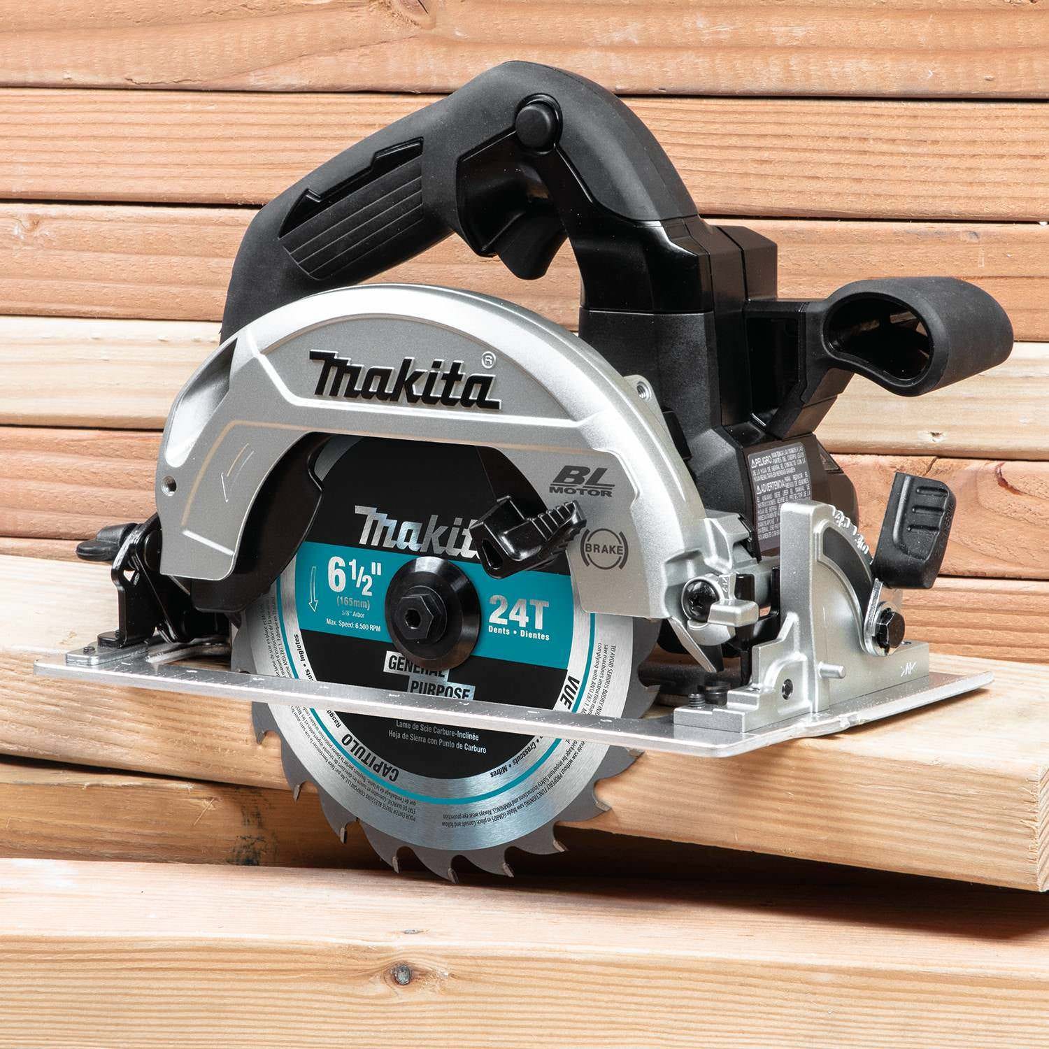 Makita XSH04RB 18V LXT Lithium-Ion Sub-Compact Brushless Cordless 6-1/2" Circular Saw Kit (2.0Ah)