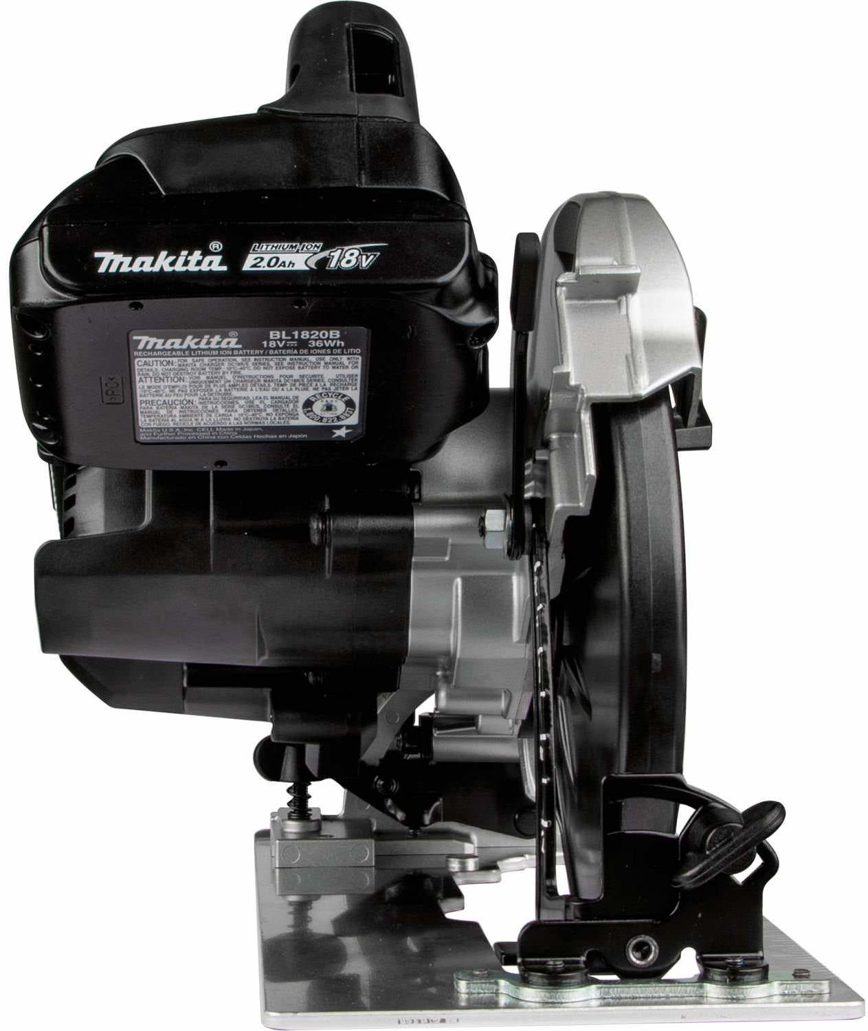 Makita XSH04RB 18V LXT Lithium-Ion Sub-Compact Brushless Cordless 6-1/2" Circular Saw Kit (2.0Ah)