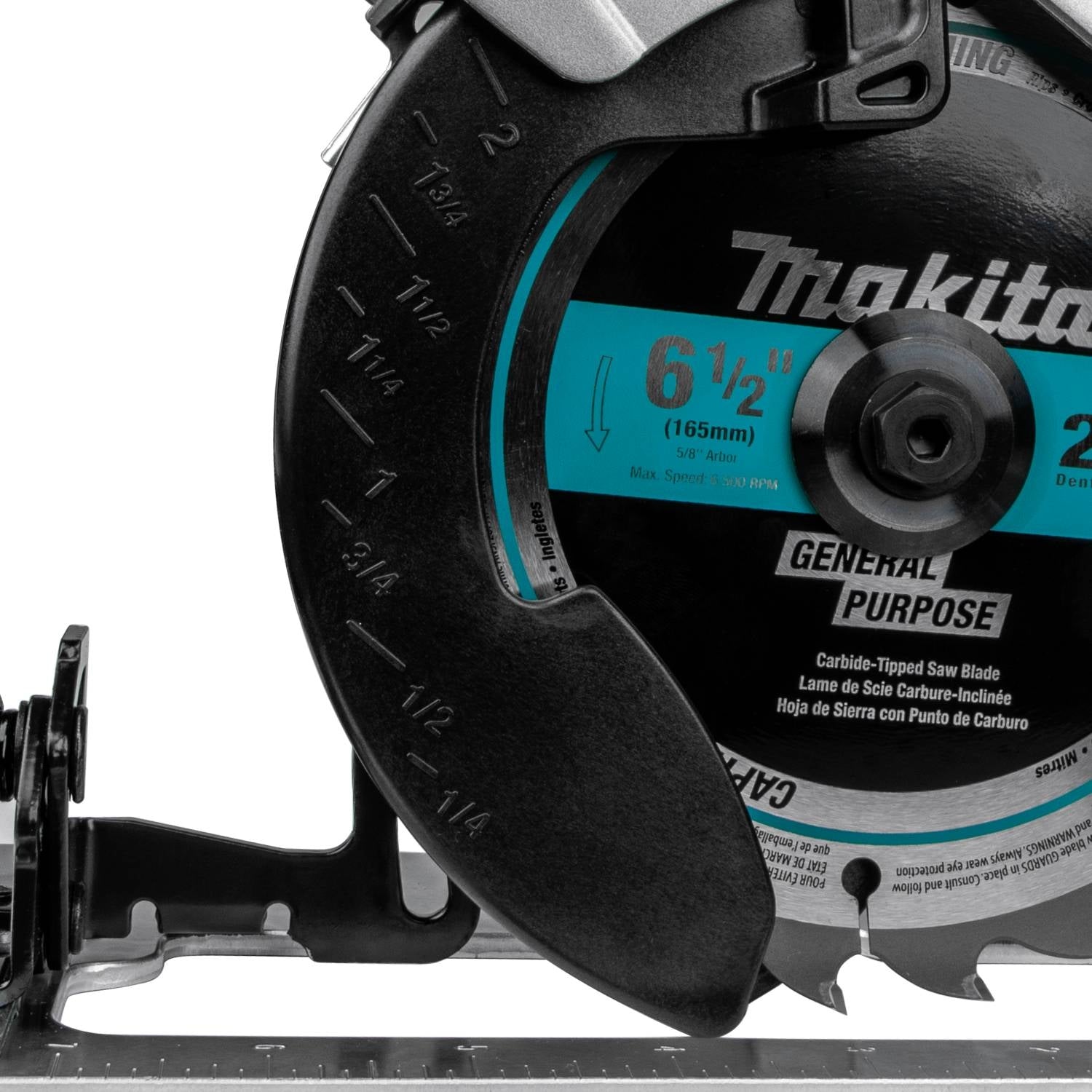 Makita XSH05ZB 18V LXT Lithium-Ion Sub-Compact Brushless Cordless 6-1/2" Circular Saw, AWS Capable, Tool Only