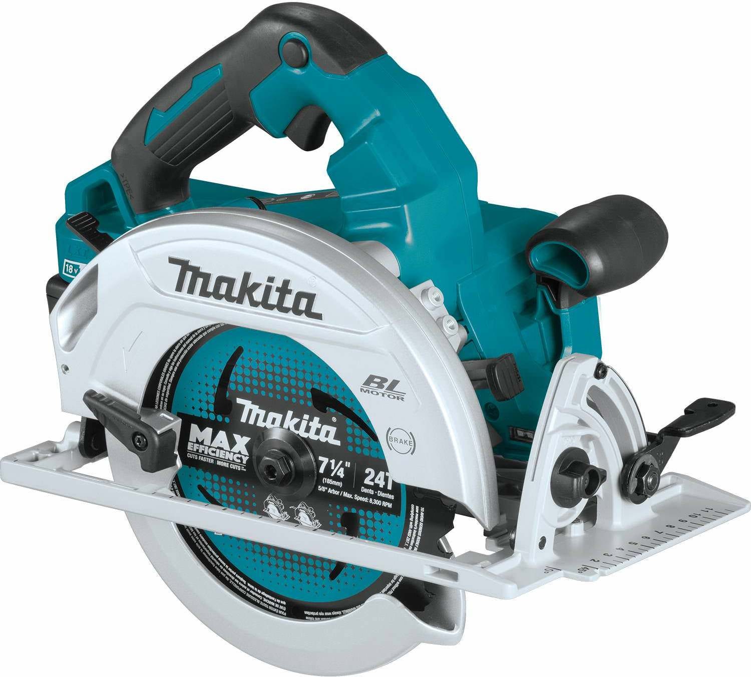 Makita XSH07PTU 36V (18V X2) LXT Brushless 7-1/4" Circular Saw Kit, AWS Capable (5.0Ah)