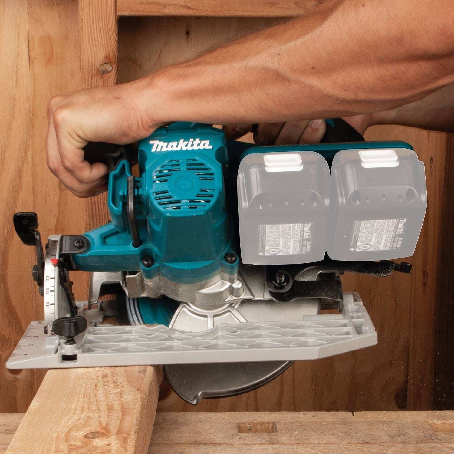 Makita XSH07ZU 36V (18V X2) LXT Brushless 7-1/4" Circular Saw, AWS Capable, Tool Only