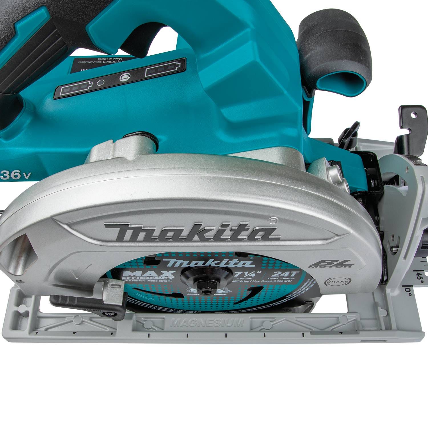 Makita XSH07ZU 36V (18V X2) LXT Brushless 7-1/4" Circular Saw, AWS Capable, Tool Only
