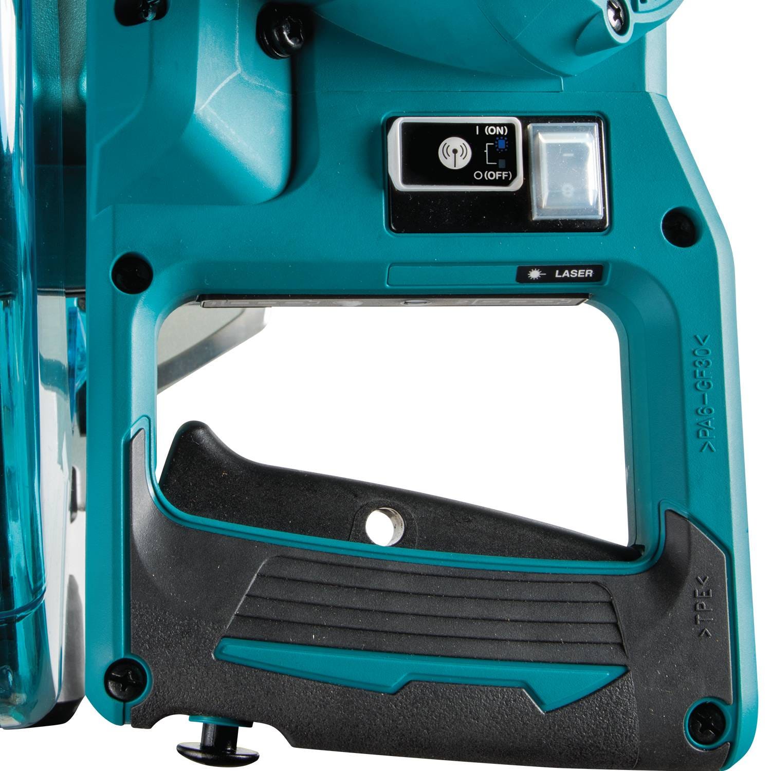 Makita XSL04PTU 36V (18V X2) LXT Brushless 10" Dual-Bevel Sliding Compound Miter Saw Kit, AWS and Laser (5.0Ah)