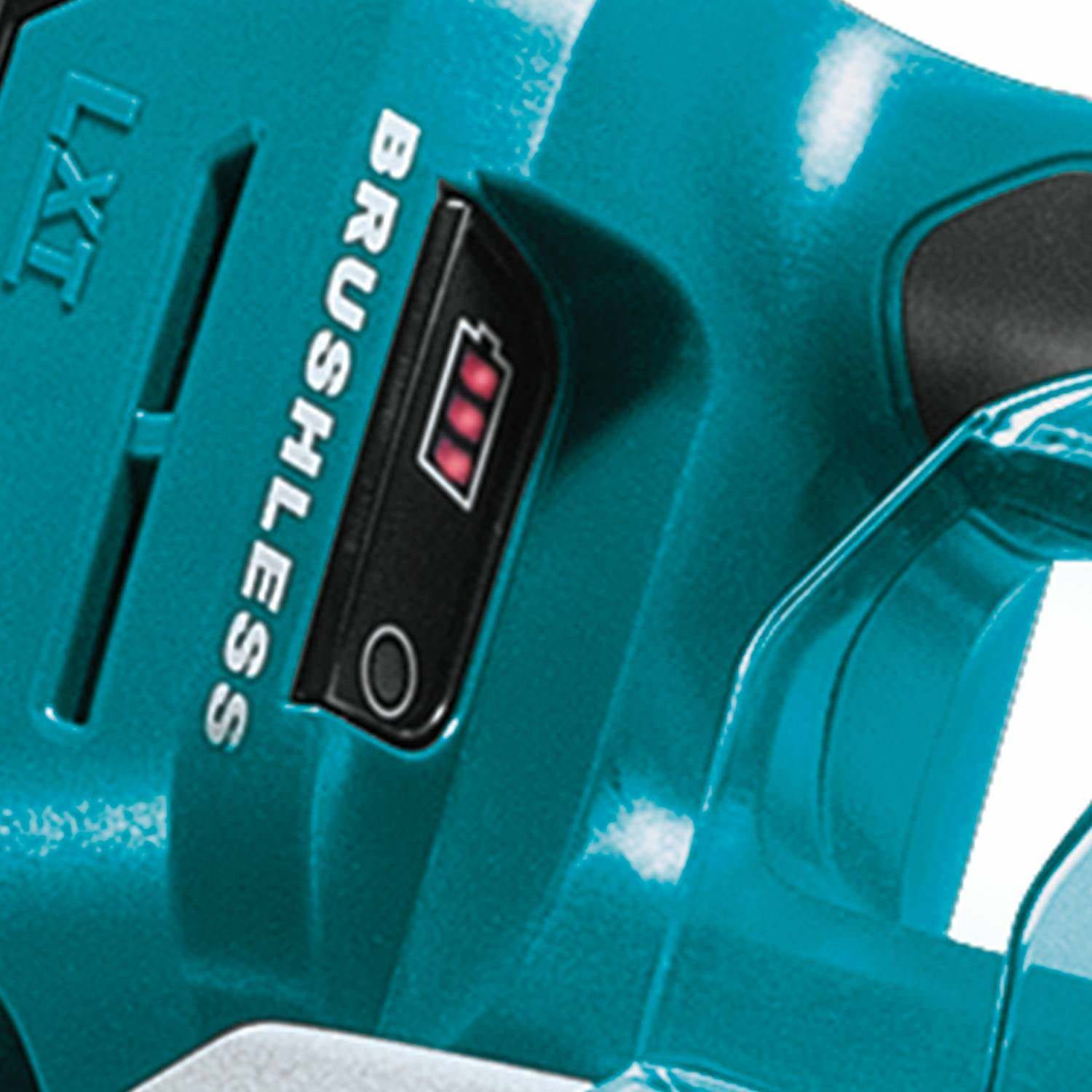 Makita XSL05Z 18V LXT Lithium-Ion Brushless Cordless 6-1/2" Compact Dual-Bevel Compound Miter Saw with Laser, Tool Only