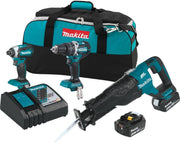 Makita XT328M 18V LXT Lithium-Ion Brushless Cordless 3-Pc. Combo Kit (4.0Ah)