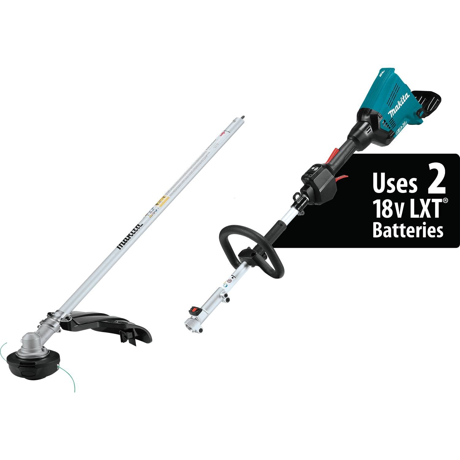 Makita XUX01M5PT 18V X2 (36V) LXT Brushless Cordless Couple Shaft Power Head 5.0Ah Kit w/ String Trimmer Attachment
