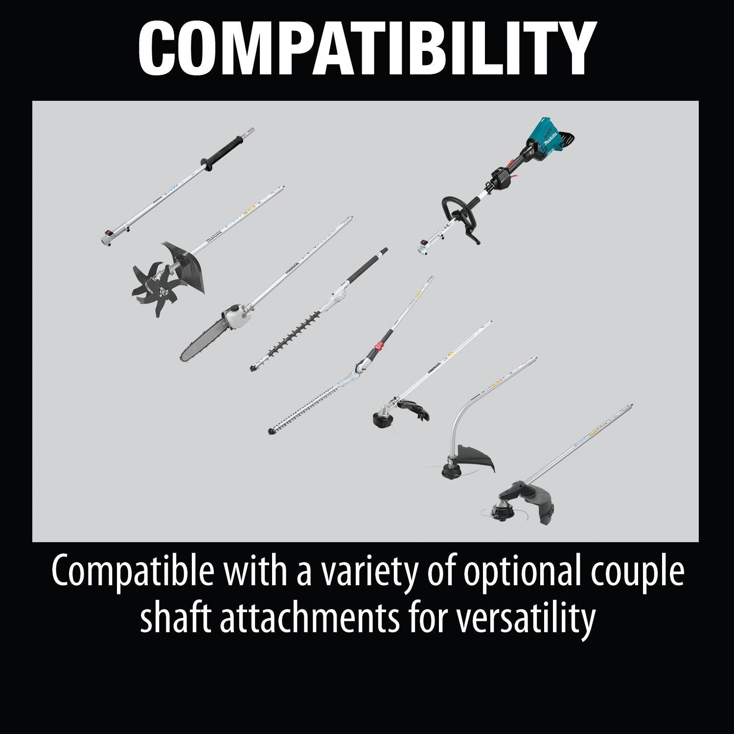 Makita XUX01Z 18V X2 (36V) LXT Brushless Cordless Couple Shaft Power Head, Tool Only