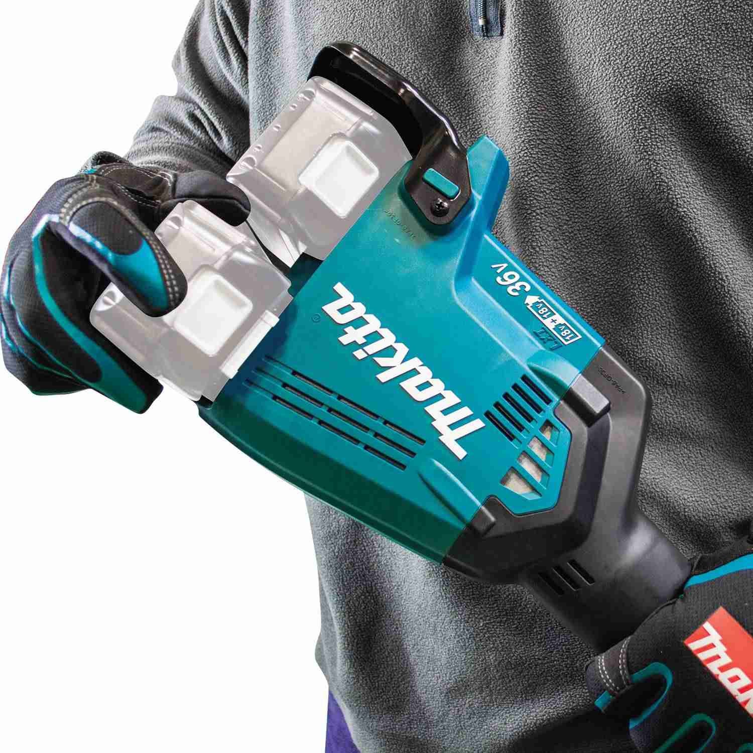 Makita XUX01ZM5 18V X2 (36V) LXT Brushless Cordless Couple Shaft Power Head w/ String Trimmer Attachment, Tool Only