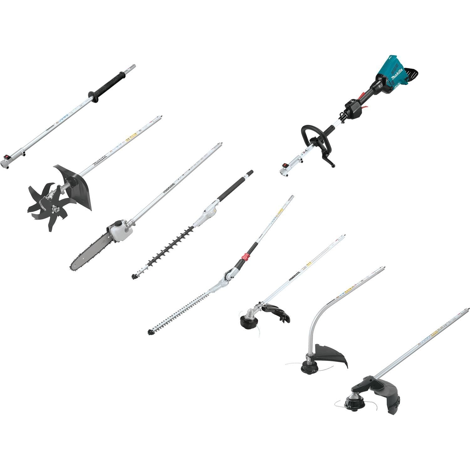 Makita XUX01ZM5 18V X2 (36V) LXT Brushless Cordless Couple Shaft Power Head w/ String Trimmer Attachment, Tool Only