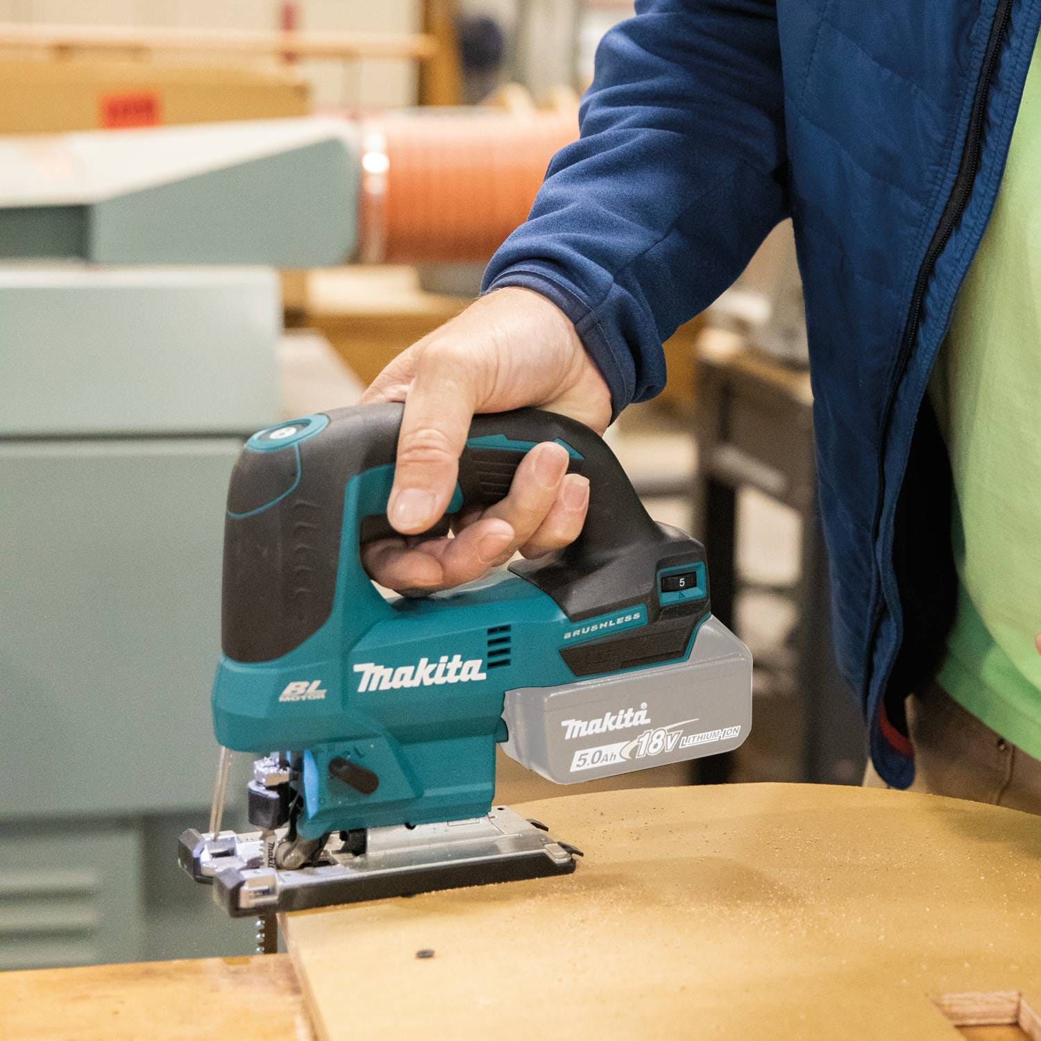 Makita XVJ04Z 18V LXT Lithium-Ion Brushless Cordless Jig Saw, Tool