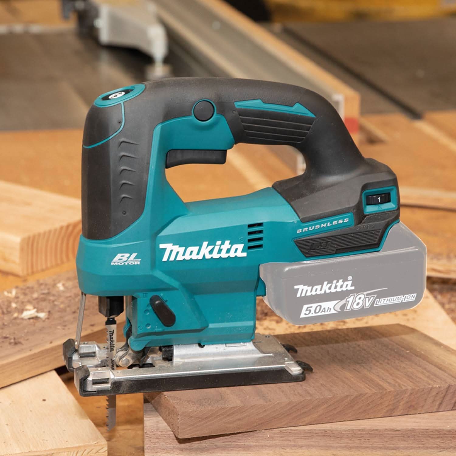 Makita XVJ04Z 18V LXT Lithium-Ion Brushless Cordless Jig Saw, Tool