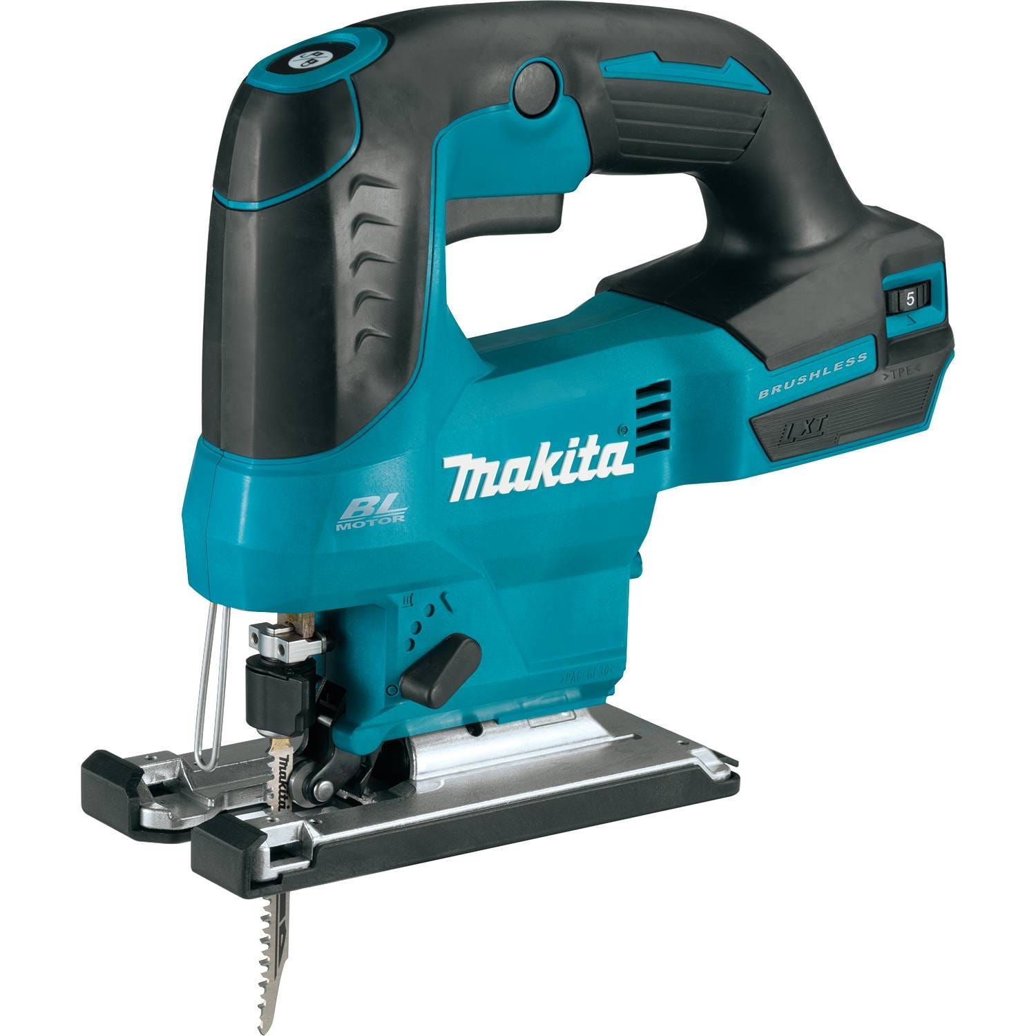 Makita 18V LXT X2 (36V) Rear Handle Circular Saw 5.0Ah Kit with Cordless Jig Saw and 4-Pack Batteries