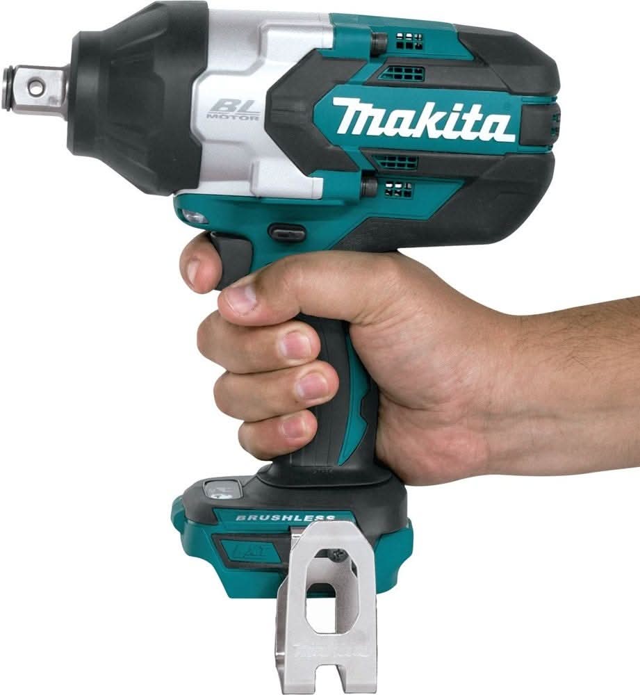Makita XWT07Z 18V LXT Lithium-Ion Brushless Cordless High-Torque 3/4" Sq. Drive Impact Wrench, Tool Only