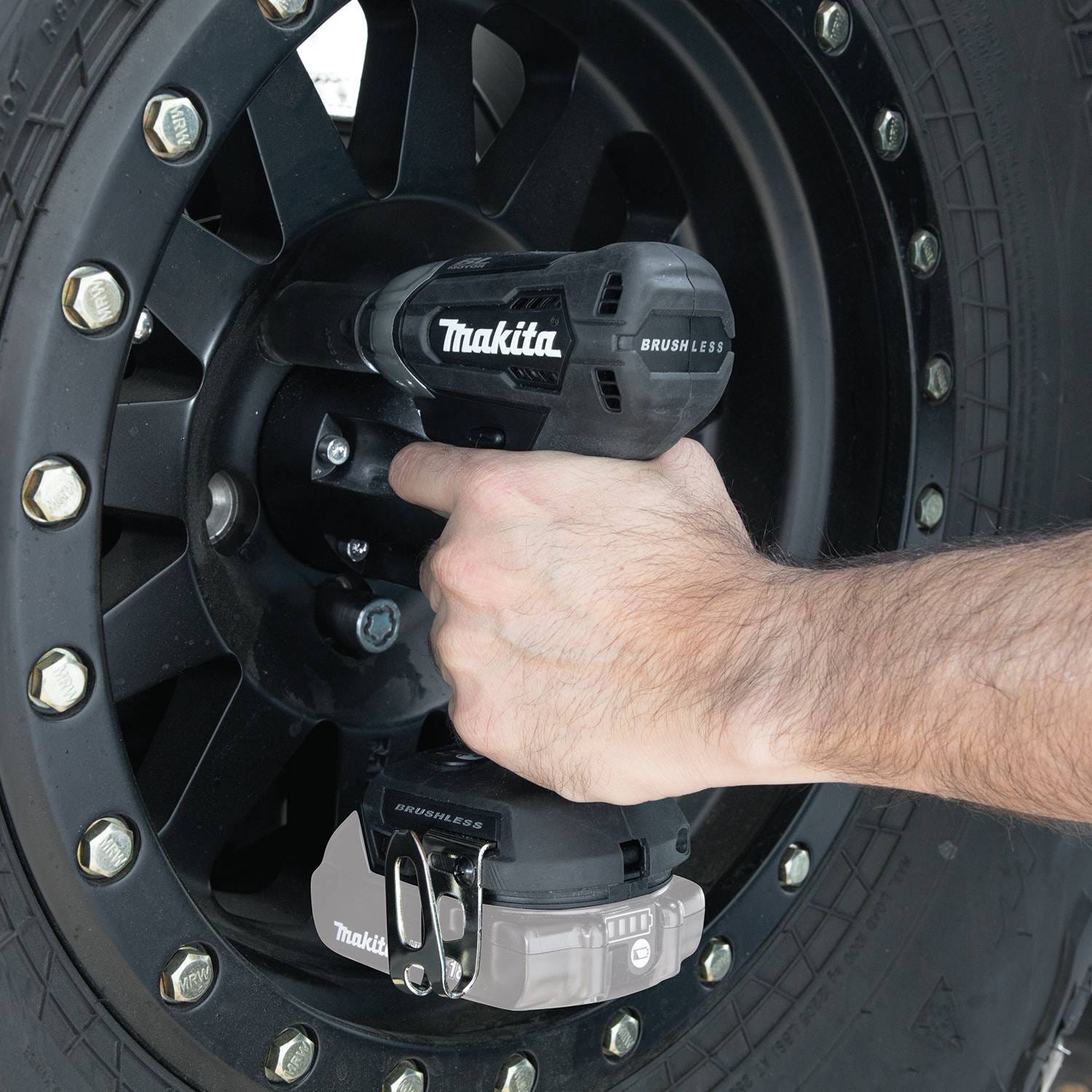 Makita XWT12ZB 18V LXT Lithium-Ion Sub-Compact Brushless Cordless 3/8" Sq. Drive Impact Wrench, Tool Only