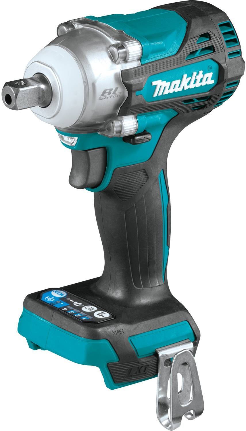 Makita XWT15Z 18V LXT Lithium-Ion Brushless Cordless 4-Speed 1/2" Sq. Drive Impact Wrench w/ Detent Anvil, Tool Only