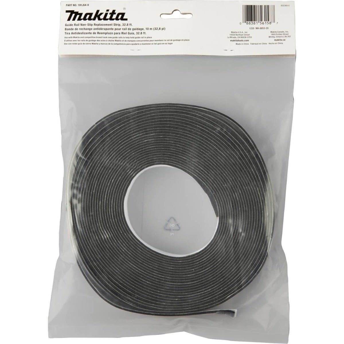 Makita 191J54-9 Guide Rail Non-Slip Replacement Strip, 32.8 ft.