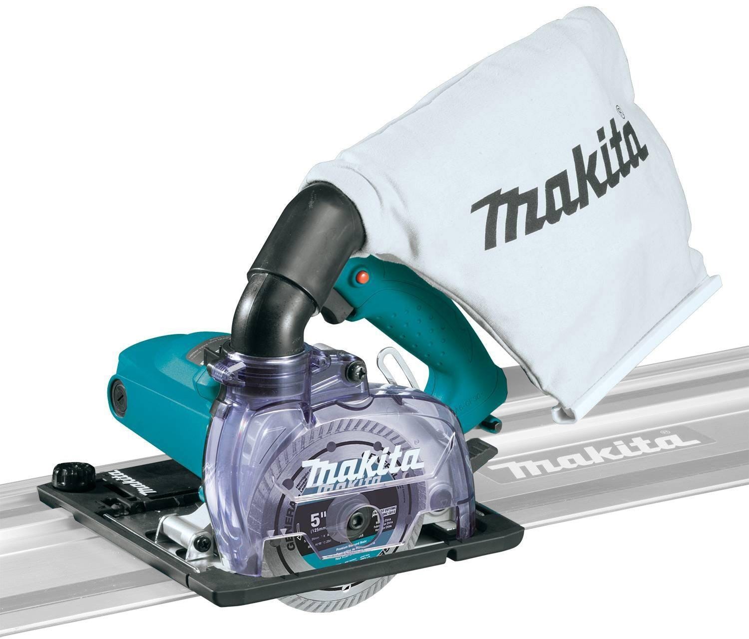 Makita 4100KB 5" Dry Masonry Saw, with Dust Extraction