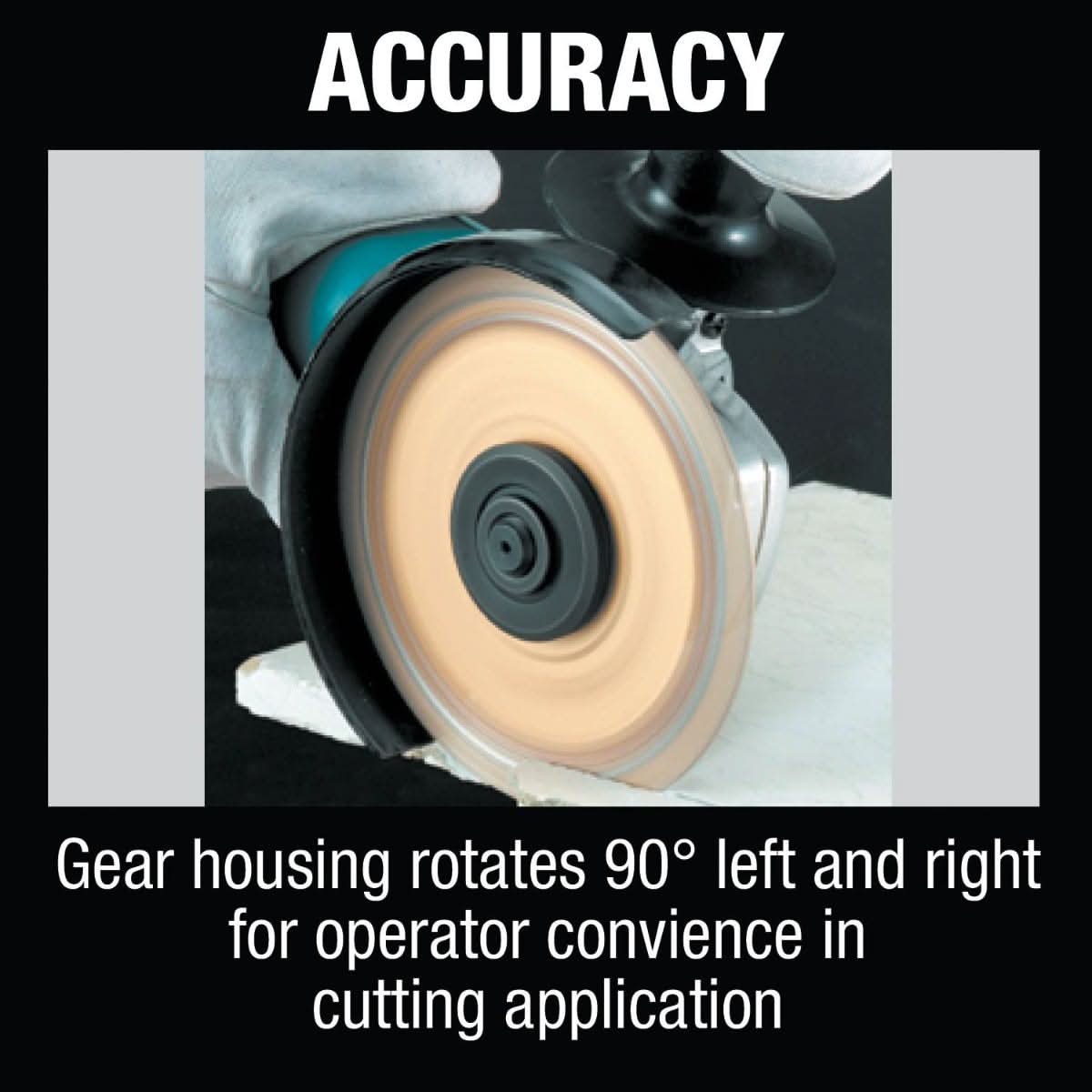 Makita 9557NB2 4-1/2" Angle Grinder, with AC/DC Switch