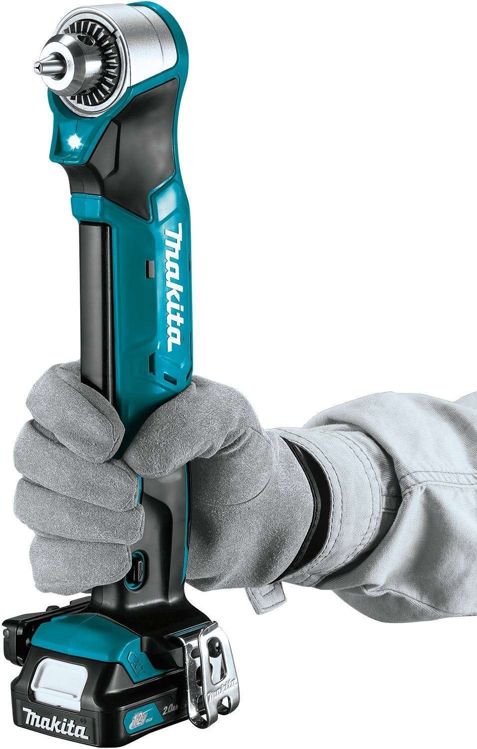 Makita AD03R1 12V max CXT Lithium-Ion Cordless 3/8" Right Angle Drill Kit (2.0Ah)