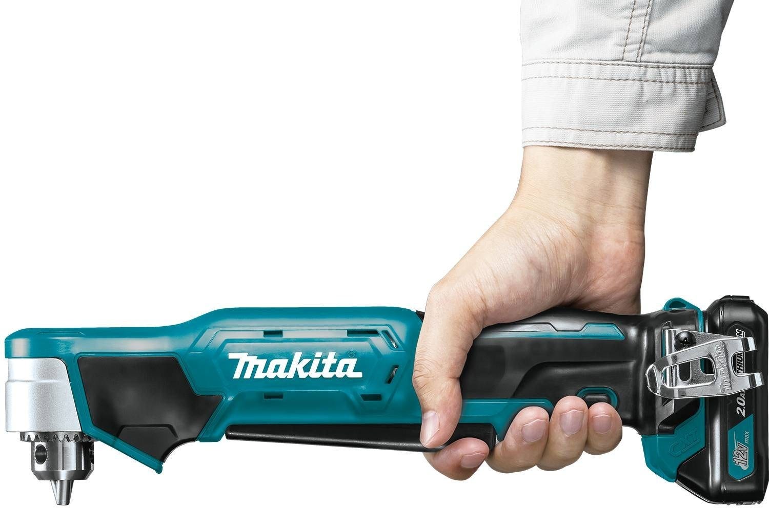 Makita AD03R1 12V max CXT Lithium-Ion Cordless 3/8" Right Angle Drill Kit (2.0Ah)