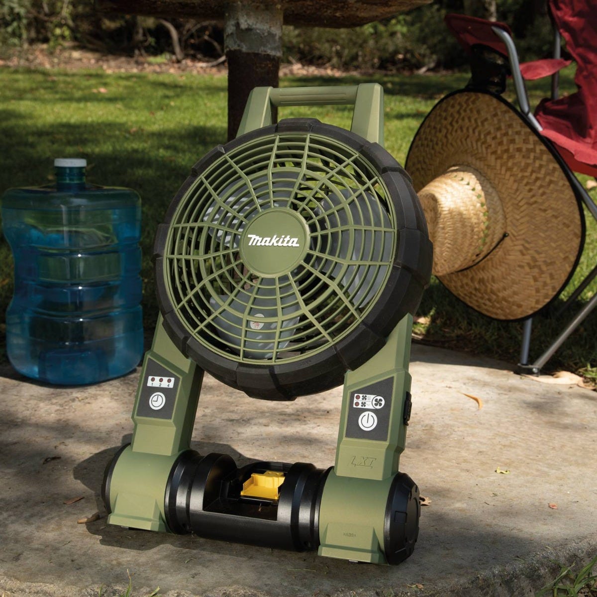 Makita ADCF203Z Outdoor Adventure 18V LXT Cordless/Corded 9"‘1/4" Fan, Tool Only