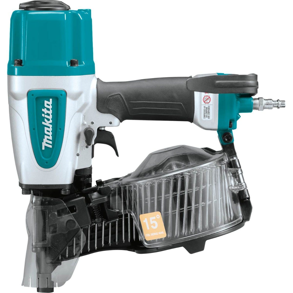 Makita AN613 15Â° 2-1/2" Siding Coil Nailer