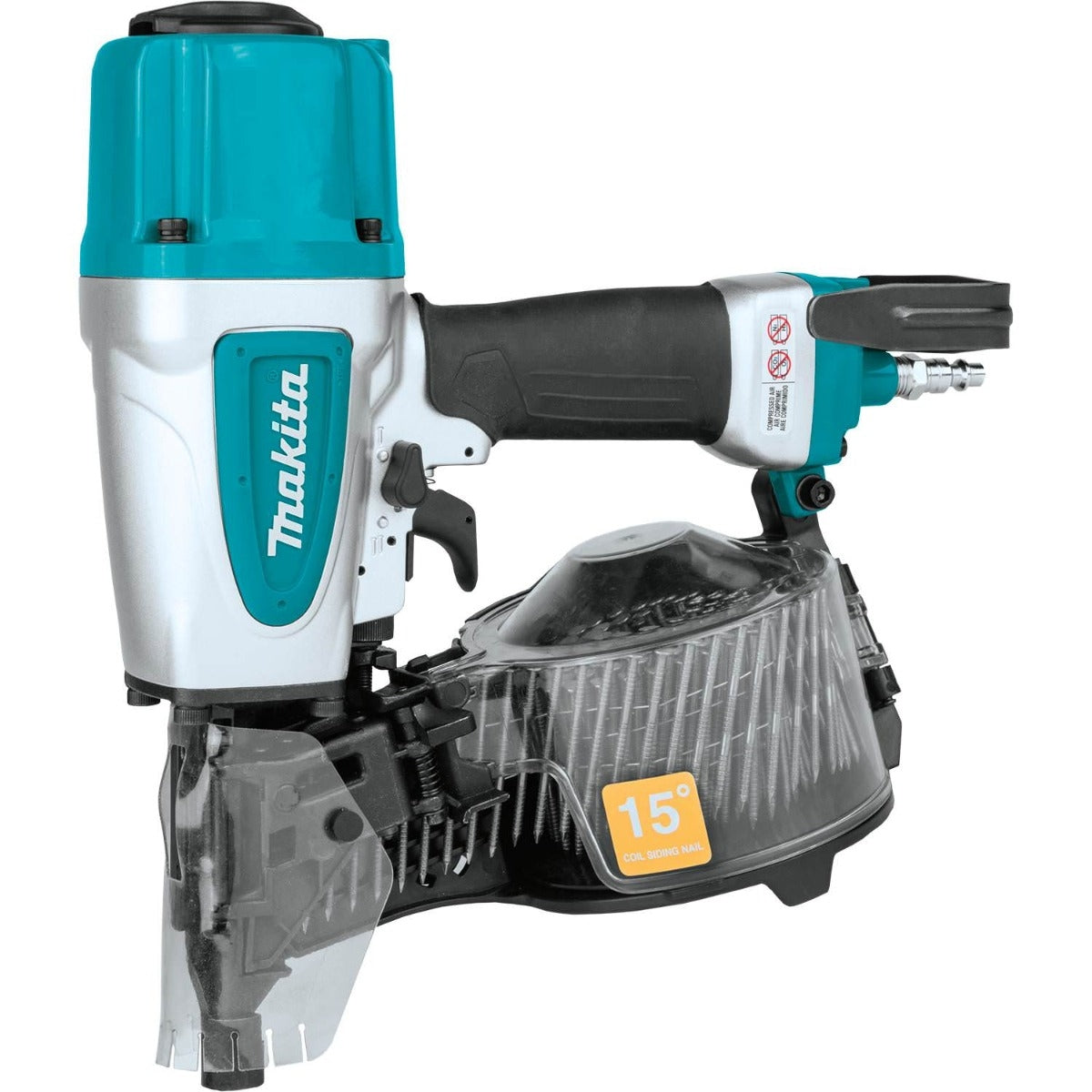 Makita AN613 15Â° 2-1/2" Siding Coil Nailer